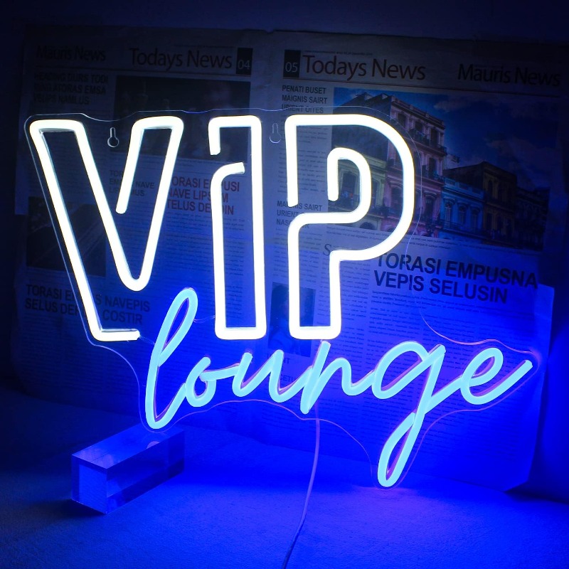VIP Lounge Neon Sign for Wall  - đánh giá và giá Home Bar Lounge